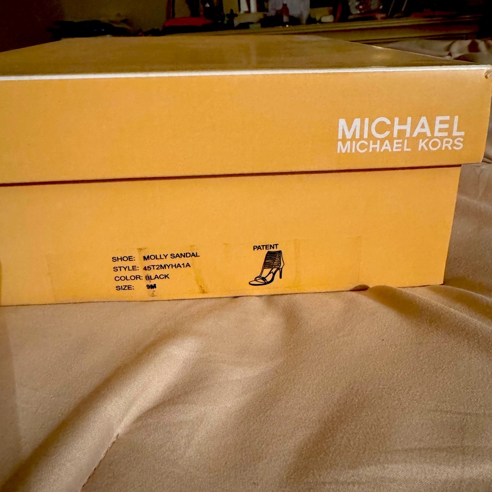 Michael Kors Black Patent Heels